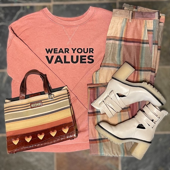 VINTAGE PLAID PANTS ~ True Vintage Plaid Slacks ~ Size 8 - Picture 2 of 10